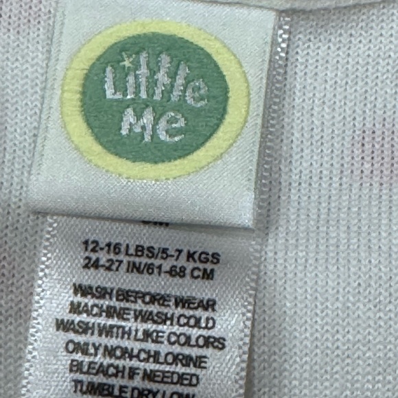 ☃️ Little Me White and Red Bow Footie- My first Christmas☃️ - Picture 4 of 5